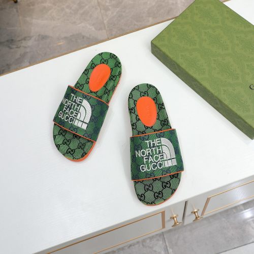 Gucci Womens Shoes Sandals Slides Slippers Luxury Brand Thick Sole Design Women's GG canvas slide sandal with Original Box 624695 H6320 9763