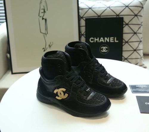 Chanel Women Shoes Sneakers Luxury Brand Design Boots