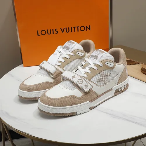 Louis Vuitton Men Shoes Fashion Sneakers Design Luxury Brand LV TRAINER SNEAKER with Original Box 1A9ZI6