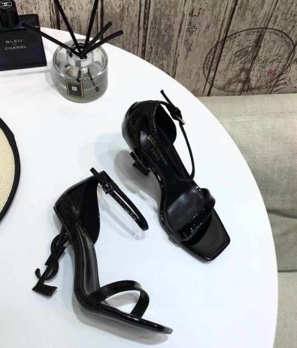 Yves Saint Laurent YSL Women Shoes Sandals Slippers Luxury Brand Genuine Leather Sole Womens Slippers with Original Box
