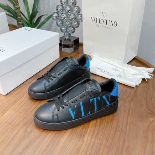 Valentino Men Shoes Fashion Design Luxury Brand OPEN SNEAKER WITH VLTN PRINT with Original Box WY2S0830XZUKR5