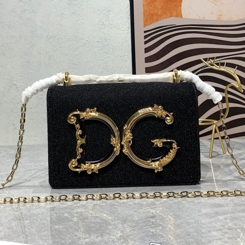 Dolce&Gabbana Womens Bags Shoulder Bag in quilted nappa leather Luxury Brand with Original Box