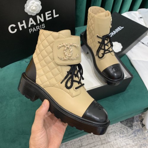 Chanel Women Shoes Boots Luxury Brand Design Leather Ankle Fashion Boots for Winter