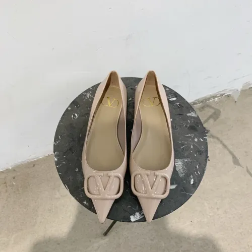 Valentino Women Shoes Mule Flip Flop Sandals VLOGO SIGNATURE CALFSKIN PUMP Flat Luxury Brand with Original Box