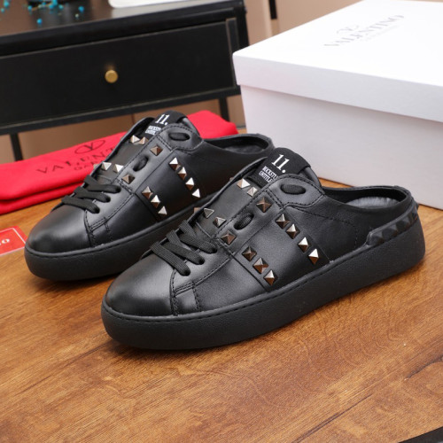 Valentino Womens Shoes Fashion Design Luxury Brand OPEN SNEAKER WITH VLTN PRINT with Original Box WY0S0830BLUA01