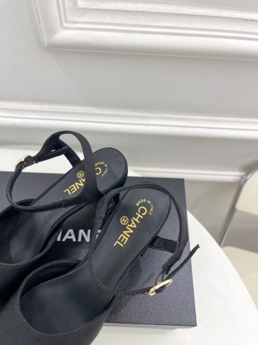 Chanel Womens Shoes Pumps Fashion Sandals Summer Design 7.5cm Heel Luxury Brand Design with Original Box