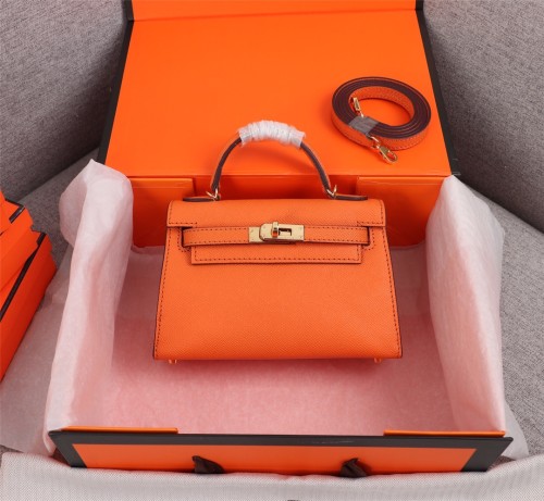 Hermes Womens Bags Handbags Luxury Brand Fashion Hermès Kelly Mini Kelly Second Generation Totes