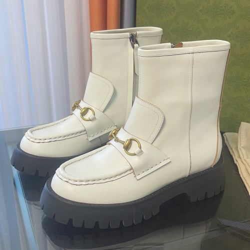 Gucci Women Shoes Boots Luxury Brand Fashion Women's ankle boot with Double G with Original Box 678984 17K40 1284