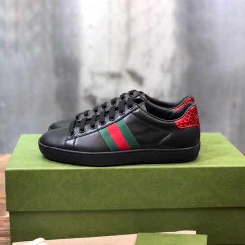 Gucci Womens Shoes Fashion Sneakers Lace-Up Luxury Brand Women's Ace Embroidered Sneaker with Original Box