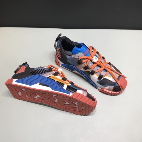 Dolce&Gabbana Men Shoes Luxury Brand Fashion Type Ns1 Sneakers In Mixed Materials CS1770AJ9828S678