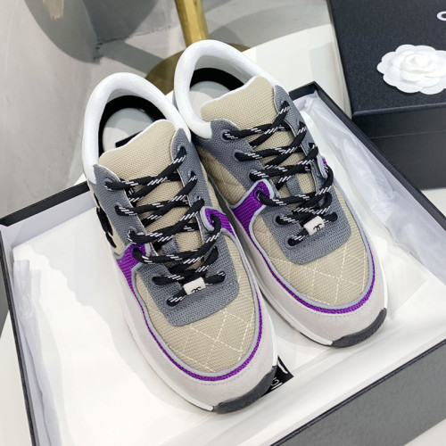Chanel Mens Shoes Sneakers Luxury Brand Sports Shoes Breathable Design with Original Box