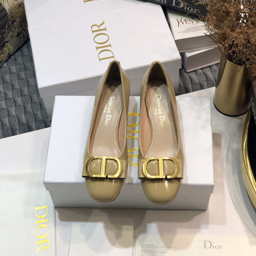 Dior Womens Shoes Leather Pump Low Heel 3.5cm