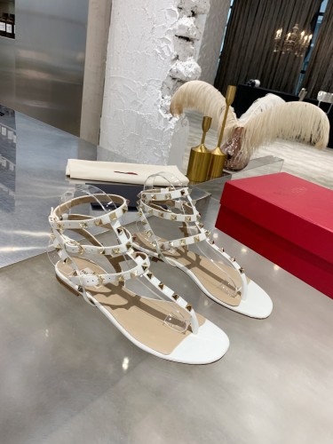 Valentino Women Shoes Mule Flip Flop Sandals ROMAN STUD SLIDE SANDAL IN QUILTED NAPPA with Original Box Luxury Brand