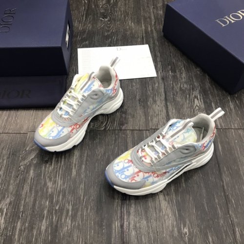 Dior Men Women Shoes Luxury B22 Sneakers