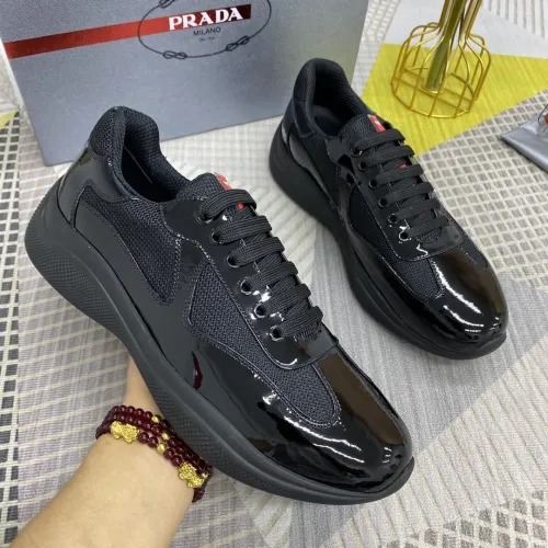 Prada Mens Shoes Sneakers Casual Shoes for Men Luxury Brand Breathable Fashion Sneakers with Original Box
