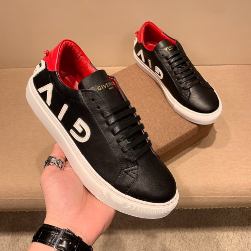 Givenchy Men Shoes Fashion Type Luxury Brand GIVENCHY SNEAKERS IN LEATHER WITH LATEX BAND with Original Box