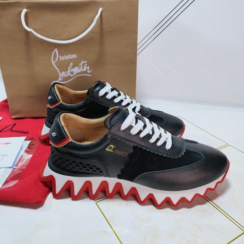 Christian Louboutin Mens Shoes Sneakers Luxury Brand Red Bottom Design Sports Footwears