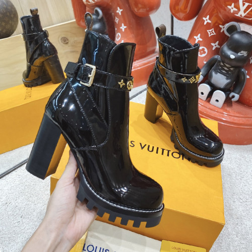 Louis Vuitton Women Shoes Boots Luxury Brand STAR TRAIL ANKLE BOOT 1A94NS with Original Box