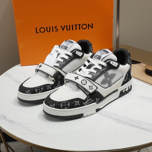 Louis Vuitton Men Shoes Fashion Sneakers Design Luxury Brand LV TRAINER SNEAKER with Original Box 1A9ZI6