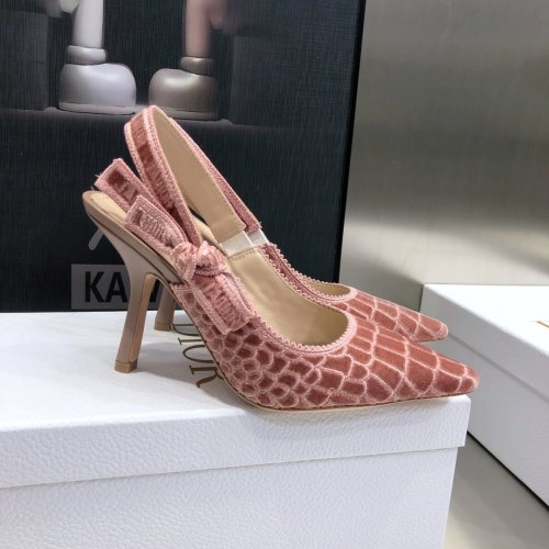 Dior Womens Shoes Sandals Fashion Pumps Luxury Brand D-Doll Quake Oblique J'ADIOR PUMP with Original Box