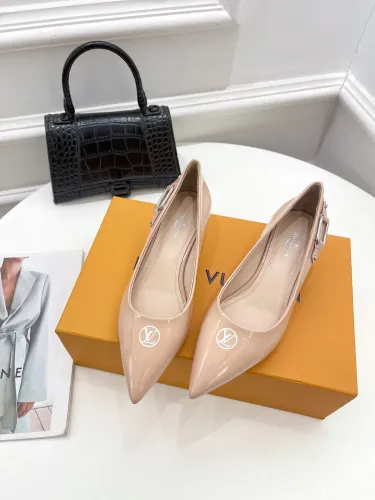 Louis Vuitton Womens Shoes Pumps Sandals Leather Design Luxury Brand Fashion Sandals with Original Box