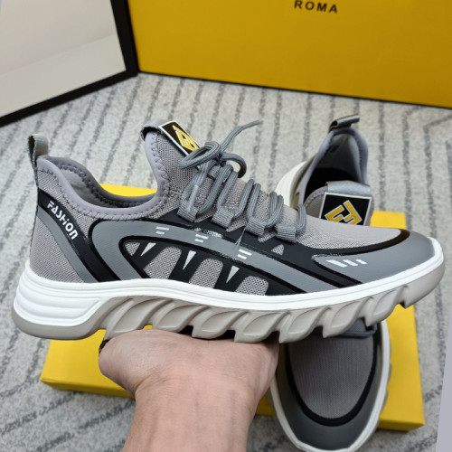 Fendi Mens Shoes Fashion Sneakers Luxury Brand Casual Shoes for Men with Original Box