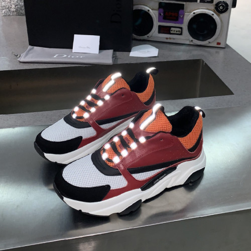Dior Mens Shoes Sneakers Luxury Brand Breathable Design B22 SNEAKER with Original Box
