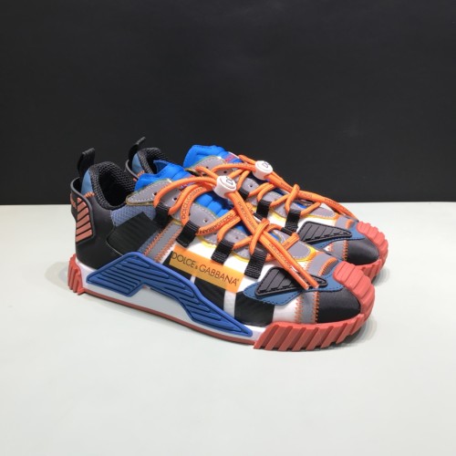 Dolce&Gabbana Men Shoes Luxury Brand Fashion Type Ns1 Sneakers In Mixed Materials CS1770AJ9828S678