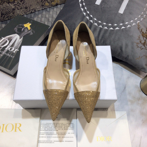 Dior Womens Shoes Breathable Fashion Pump High Heels 7CM
