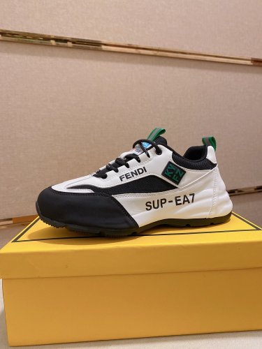 Fendi Mens Shoes Fashion Sneakers Luxury Brand Casual Shoes for Men with Original Box