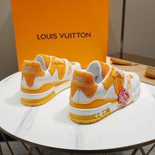 Louis Vuitton Men Shoes Fashion Sneakers Design Luxury Brand LV TRAINER SNEAKER with Original Box 1A9ZC2