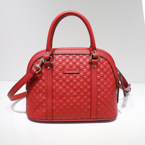 Gucci Womens Bags Handbags Crossbody Design Shoulder Bag Luxury Brand GUCCI Micro GG Leather Mini Dome Crossbody Bag Red 449654 BMJ1G 6420 with Original Box