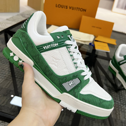 Louis Vuitton Men Shoes Fashion Sneakers Design Luxury Brand LV TRAINER SNEAKER with Original Box 1A9JI9