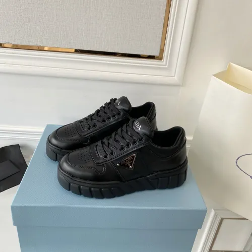 Prada Womens Shoes Casual Luxury Brand Breathable Sneakers with Original Box