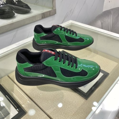 Prada Mens Shoes Sneakers Casual Shoes for Men Luxury Brand White Prada PRAX 1 sneakers with Original Box 4E3576_3LFV_F0009