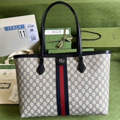 Gucci Womens Bags Handbags Luxury Brand Ophidia GG medium tote 631685 96IWN 4076 Handbags for Women