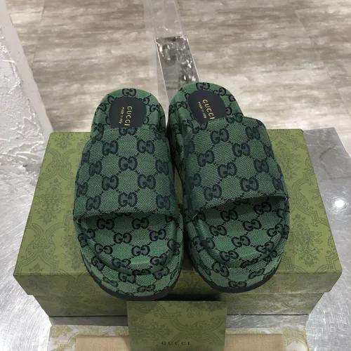 Gucci Womens Shoes Platform Slide Sandal