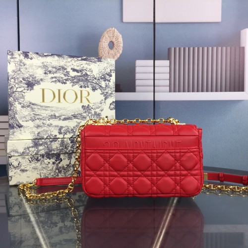 Dior Womens Bags Crossbody Bag LARGE DIOR CARO BAG Luxury Brand Cannage Calfskin with Original Box