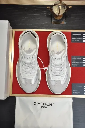 Givenchy Men Shoes Fashion Type Luxury Brand GIVENCHY SNEAKERS IN LEATHER WITH LATEX BAND with Original Box