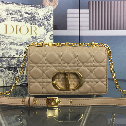 Dior Womens Bags Crossbody Bag LARGE DIOR CARO BAG Luxury Brand Cannage Calfskin with Original Box