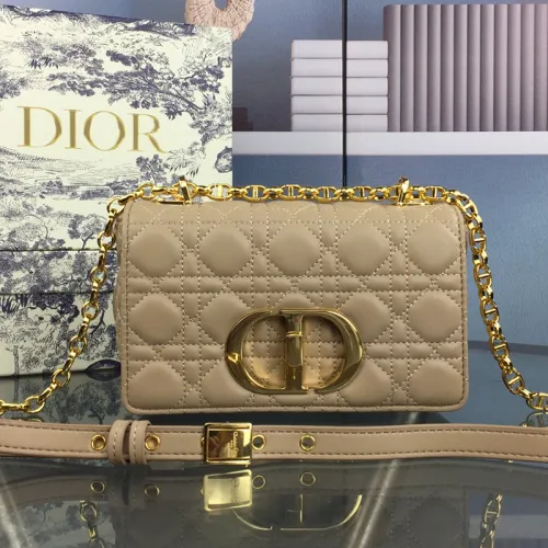 Dior Womens Bags Crossbody Bag LARGE DIOR CARO BAG Luxury Brand Cannage Calfskin with Original Box