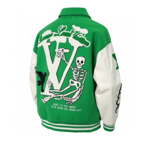 Louis Vuitton Mens Coats Plus Luxury Brand Mens Baseball Coats Fashion Design