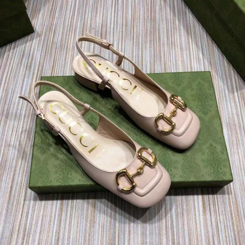Gucci Womens Shoes Low-heel Slingback with Horsebit 2.5cm