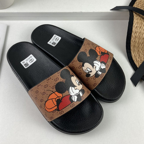 Gucci Mens Shoes Sandals Slides Slippers Luxury Brand Thick Sole Design with Original Box