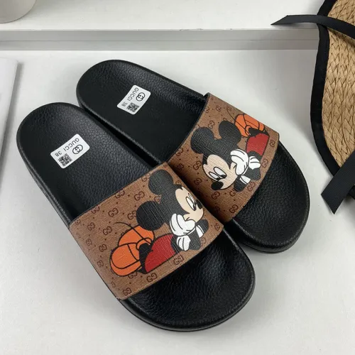 Gucci Mens Shoes Sandals Slides Slippers Luxury Brand Thick Sole Design with Original Box