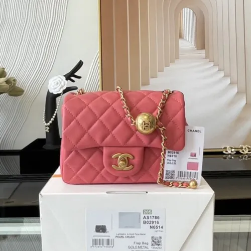 Chanel Womens Bags Crossbody Bag Classic Handbag CF Mini Luxury Brand with Original Box