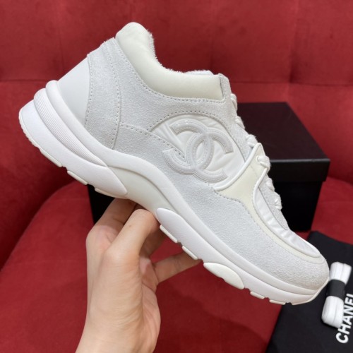 Chanel Mens Shoes Sneakers Luxury Brand Sports Shoes Breathable Design with Original Box