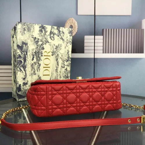 Dior Womens Bags Crossbody Bag LARGE DIOR CARO BAG Supple Cannage Calfskin with Original Box