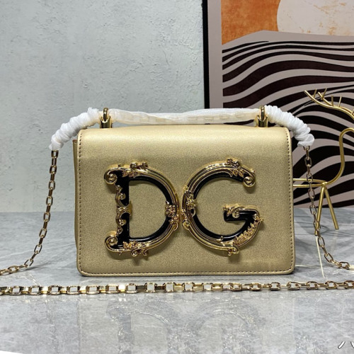 Dolce&Gabbana Womens Bags Shoulder Bag in quilted nappa leather Luxury Brand with Original Box