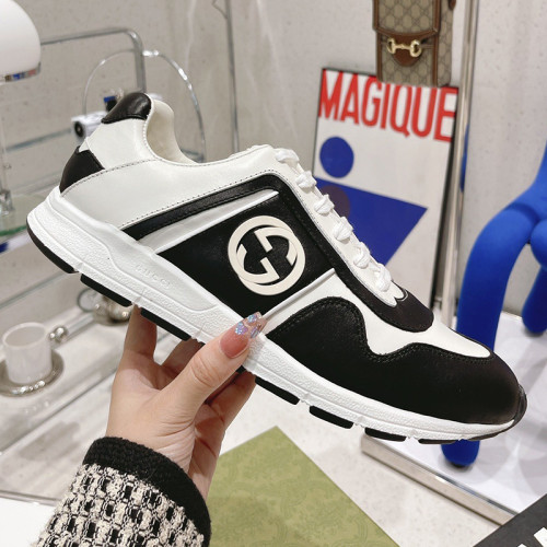 Gucci Womens Shoes Casual Shoes Design Luxury Brand Leather Sneakers with Original Box